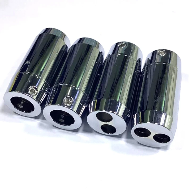 Фото 4pcs HiFi Aluminium Y Splitter Speaker Audio Power Cable Wire Adapter Plug 11mm  1to2X7mm №5