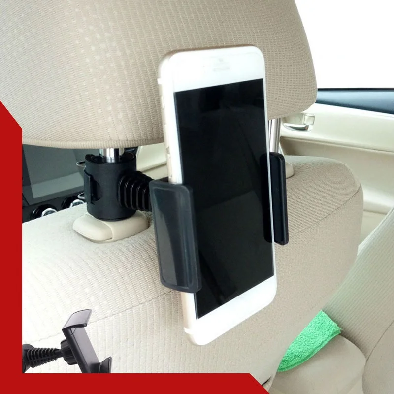 

2022NEW Back Seat Headrest Phone Mount Holder For Smartphone GPS 10166 360 Degree Rotating Car/Truck
