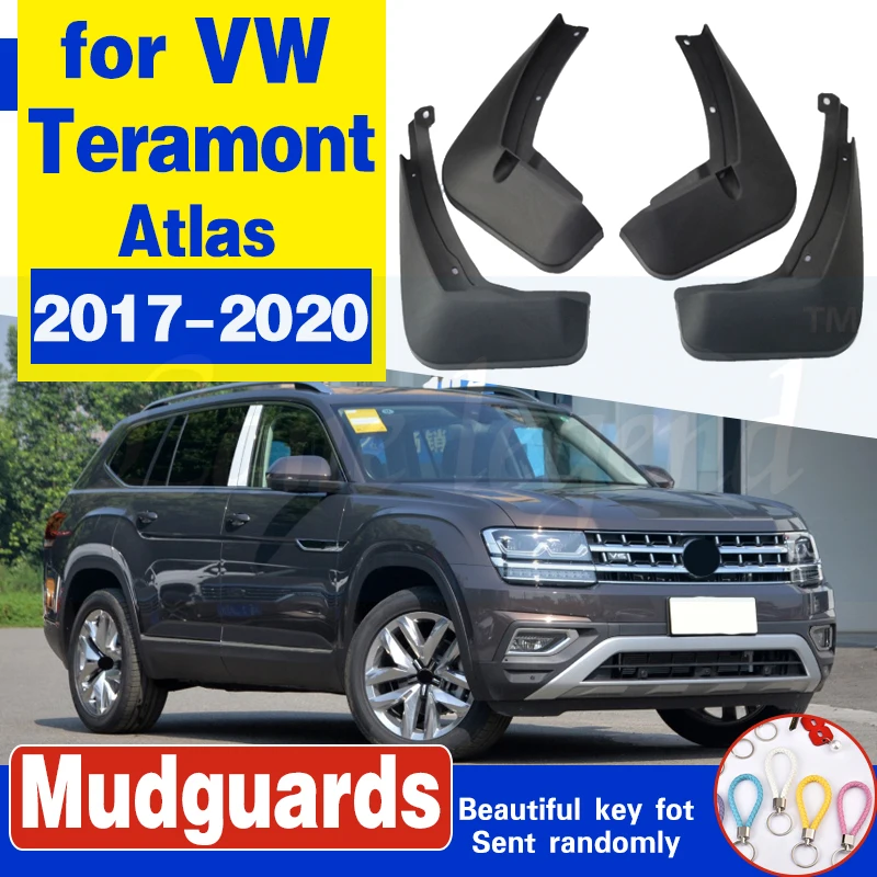 4 шт. Брызговики для Volkswagen VW Atlas Teramont 2017 2020 брызговики брызговик спереди и сзади