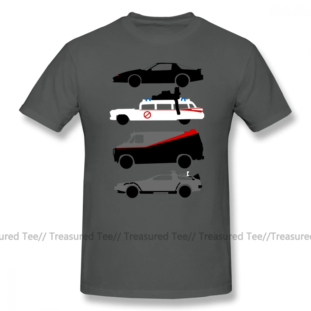Knight Rider, футболка, футболка с изображением машины, звезды, Мужская Классическая футболка, с принтом, короткий рукав, ХХХ, 100 хлопок, забавная футболка - Цвет: Dark Grey