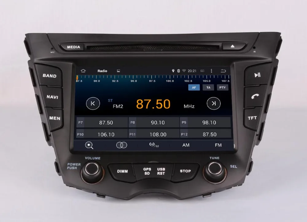 Nedehei Восьмиядерный 4 Гб + 32 ГБ Android 9 0 IPS автомобильный DVD-плеер для Hyundai Veloster 2011-2016