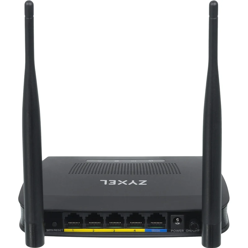 Роутер беспроводной Zyxel NBG 418N v2 (NBG 418NV2 EU0101F) N300 10/100BASE TX черный|Беспроводные роутеры|