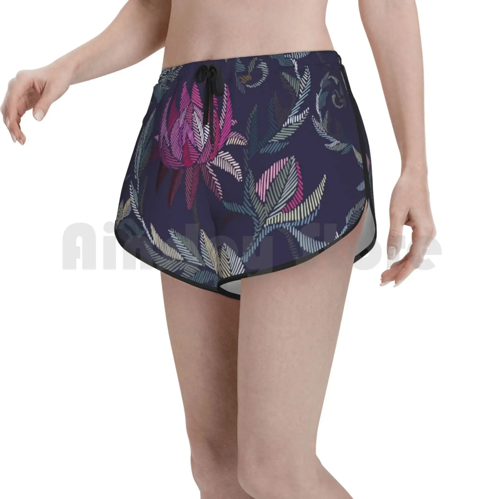 

Платье с вышитыми цветами в шорты для плавания 297 пляжные шорты с вышивкой для детей, с цветочным принтом, бесшовные в винтажном стиле