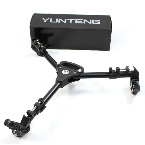 YUNTENG YT-900 Универсальный дорожный штатив для камеры ролик YT 900 освещение запираемый