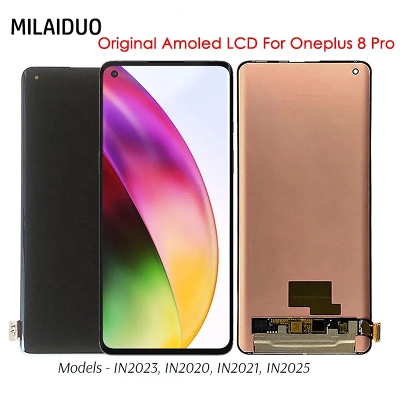 

Дисплейный модуль для OnePlus 8 Pro / One plus 8, с сенсорной панелью