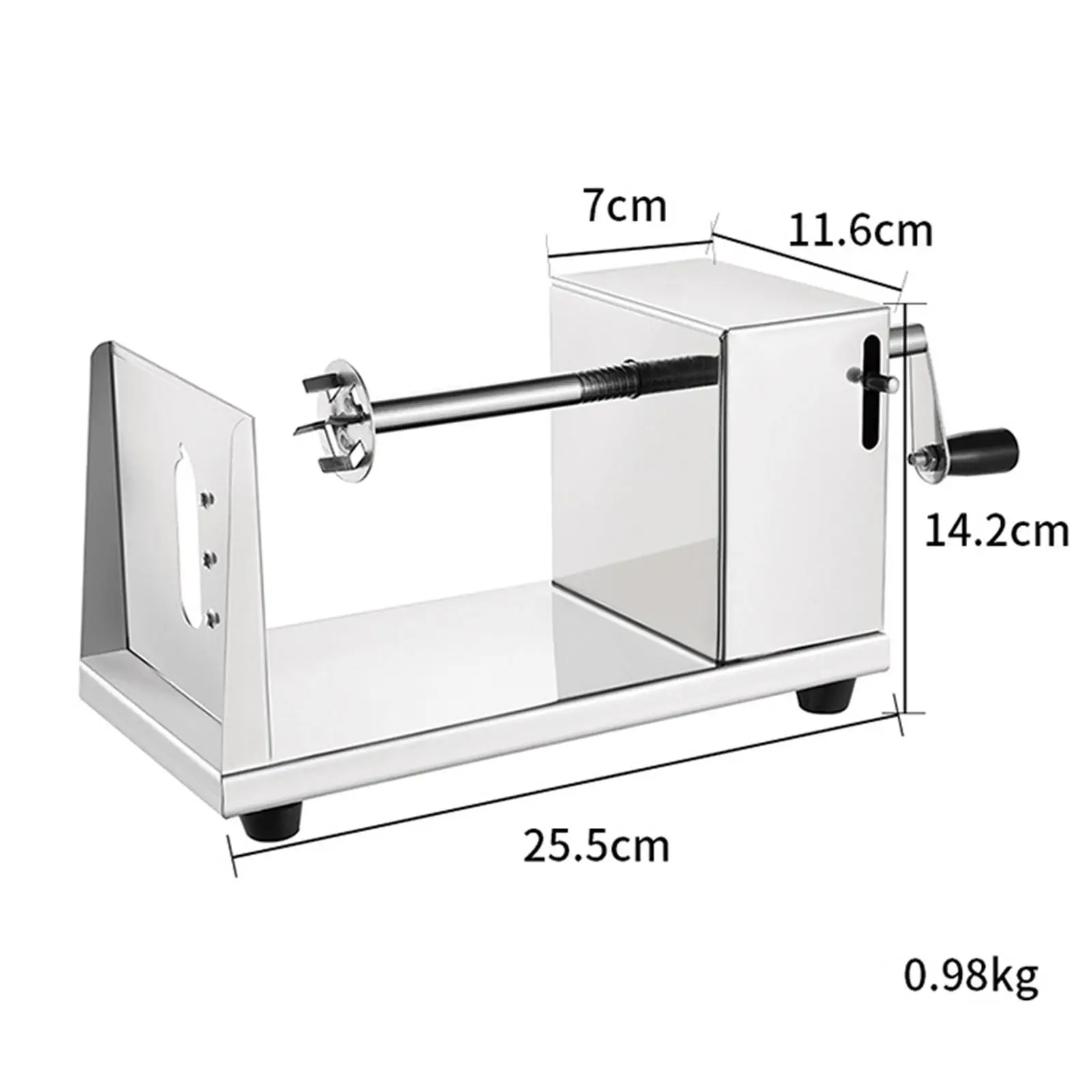 

Potato Slicer Manual Stainless Steel Fruit Vegetable Slicer for Household Cooking