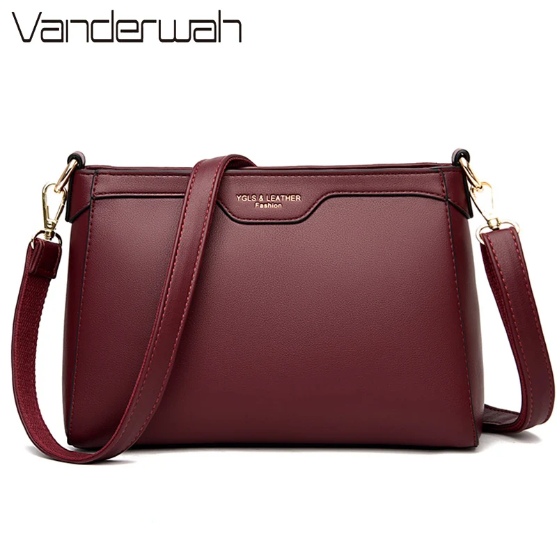 

Brand Leather Crossbody Bags for Women 2021 Ladies Luxury Designer Handbags High Quality Shoulder Bag Sac Cross Body Bag Woman