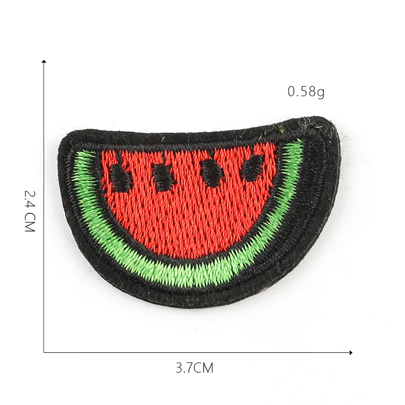 1-PCS-G-213 Нашивки с вишней для одежды Сделай Сам полоски железные на фрукты аппликации термо одежда наклейки овощи вышивка значки@ G - Цвет: 1-PCS-G-213