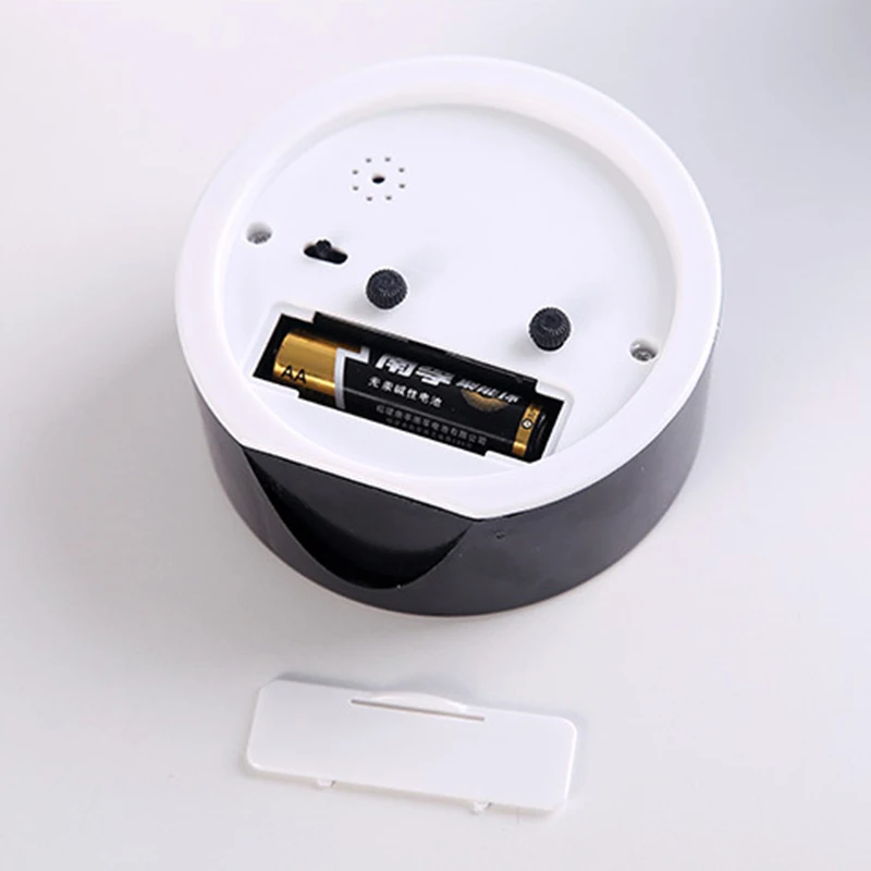 Маленький громкий Настольный прикроватный будильник батарея мощность мини