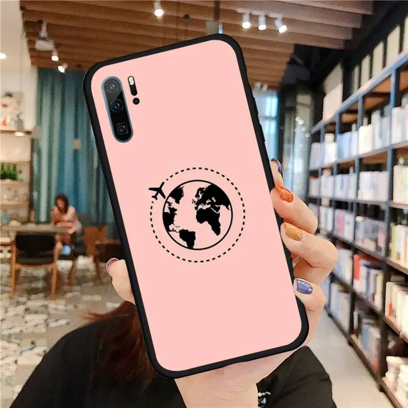 

Aircraft Moon cute cartoon Phone Case For Huawei honor Mate P 9 10 20 30 40 Pro 10i 7 8 a x Lite nova 5t