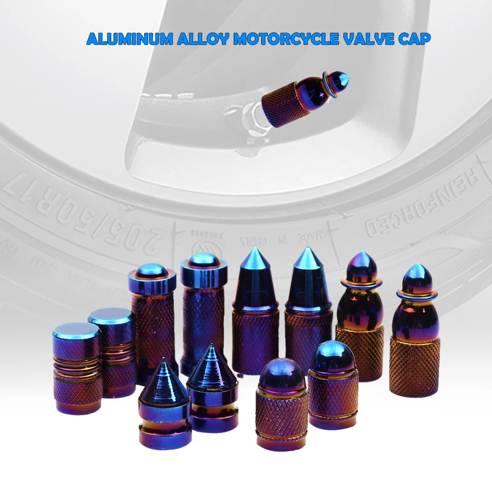 2 шт. прочный алюминиевый сплав крышка клапана мотоцикла пылезащитный колпачок