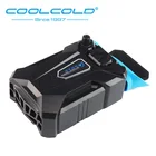 Портативный охладитель COOLCOLD для ноутбука, USB-вентилятор внешнего охлаждения для ноутбуков 15-17 дюймов, с регулируемой скоростью