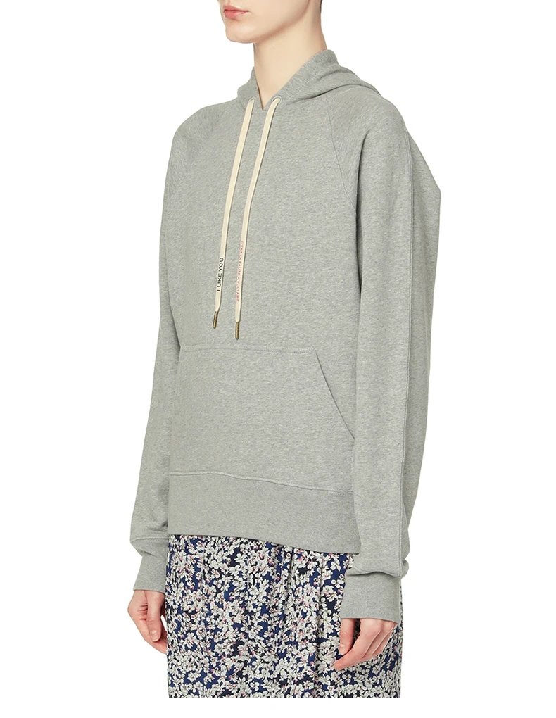 

Back Character Embroidered Women Hoodies Lady 2021 New Long Sleeve Loose Letter Casual Drawstring Hooded Sweatshirts Jumpers