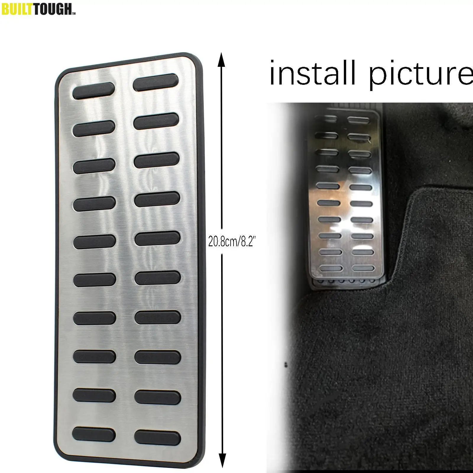 

Подставка для ног автомобильная, из нержавеющей стали, для Hyundai Ix25 Creta Accent Verna Solaris Elantra I30, Kia K2 K5