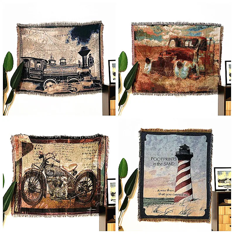 Bed Cover Felts Carpet Farmhouse Decor