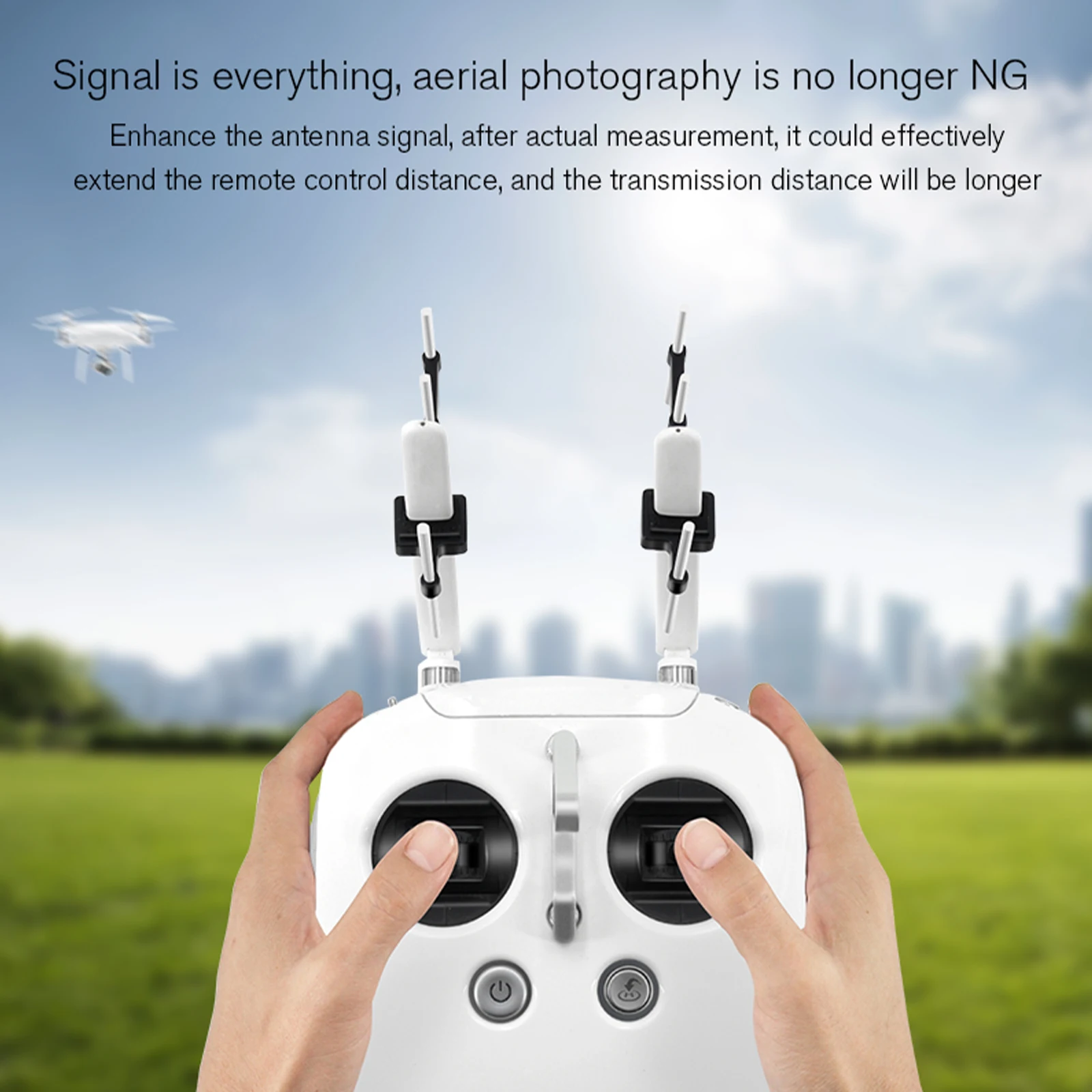

2 pcs Signal Booster Antenna for DJI Mavic Mini Pro 2 Air SPARK FIMI X8SE Hubsan Zino Drone Radiolink Flysky Remote Controller