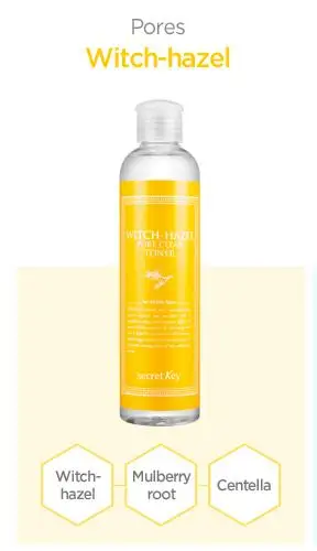 Witch hazel 1pcs SECRET KEY, свежий Тонер, 248 мл, сыворотка для лица, усадочное очищение пор, увлажняющая эссенция, удаление угрей, корейская косметика - Вес нетто: Witch hazel 1pcs