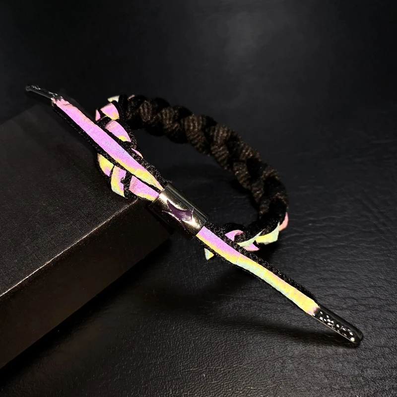 2019 New Starry Little Lion Bracelet Student Couple Woven Jewelry Laser Magic Color Lace Bracelets for Men Women Fashion | Украшения и