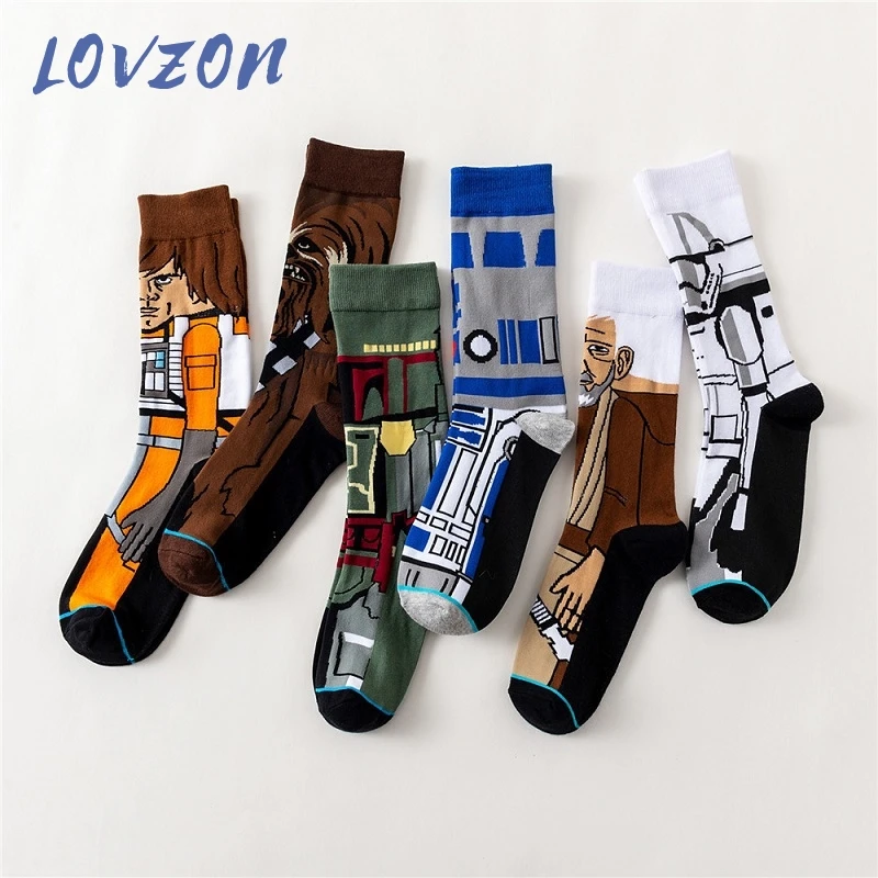 

LOVZON 2021 New Fashionable Men's Socks Keep Warm And Sexy Star Cosplay Socks Men's Women's Socks Spring Autumn Winter