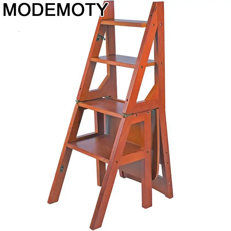 Кухонная скамейка Ottoman Para Cocina складывающаяся Escalera Plegable Marches Scaletta Legno Merdiven стул