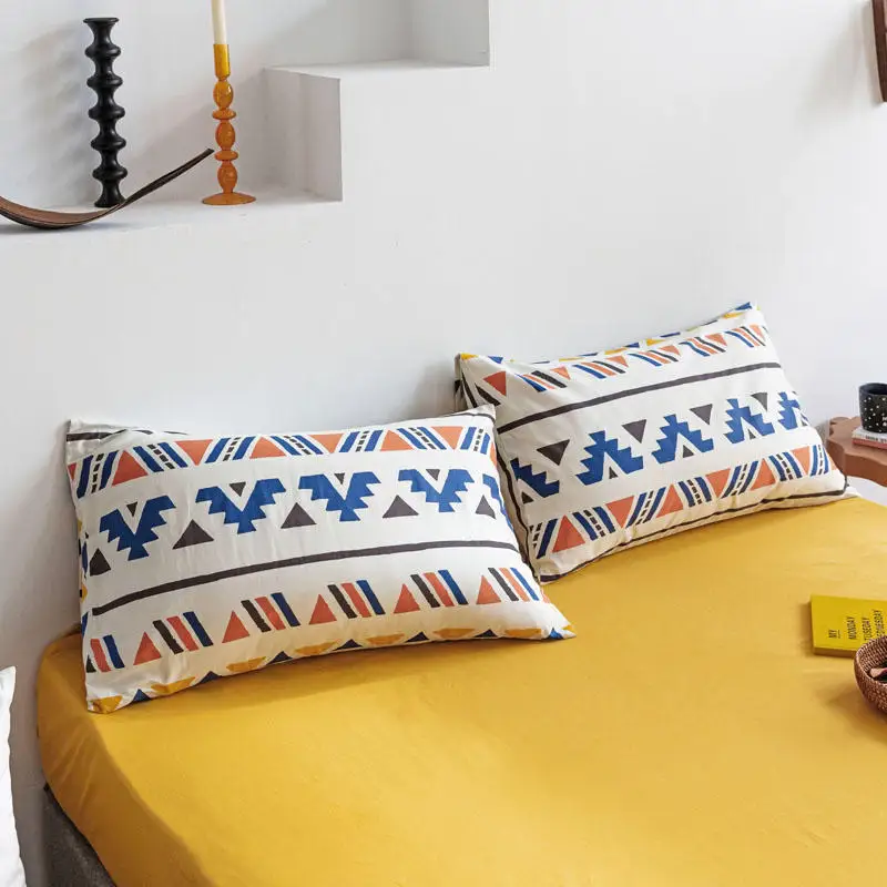 

Bedding Set Bohemian Style 3/4 pcs Duvet Cover With Bed Linens For Queen King Size Bed High Quality Comforter Cover Bedclothes