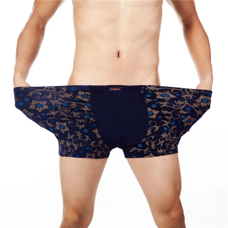 Высокое качество большой размер XL-7XL Boxer Shorts Мужское нижнее белье Мужское Удобное и дышащее мужское нижнее белье Боксеры Homme Boxer Мужские трусы-боксеры Трусы Man Gift - Цвет: 57lan