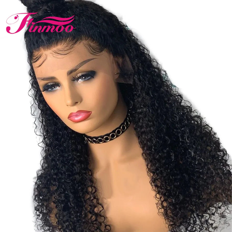 13x6 глубокая волна Синтетические волосы на кружеве человеческих волос парики для