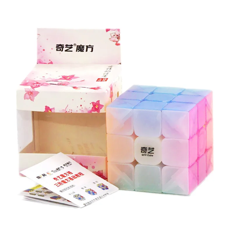 Кубик желе QiYi Warrior W 3x3x3 скоростной кубик 3x3 трехслойный профессиональный