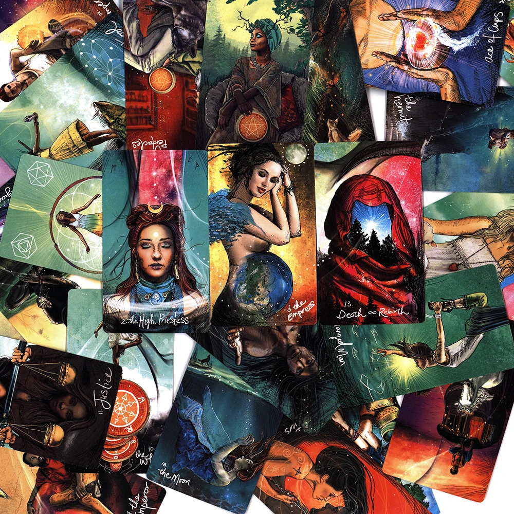 

New Tarot Cards Light Tarot Deck Englishi Version Oracle Cards Tarot Cards for Beginners PDF Guidebook