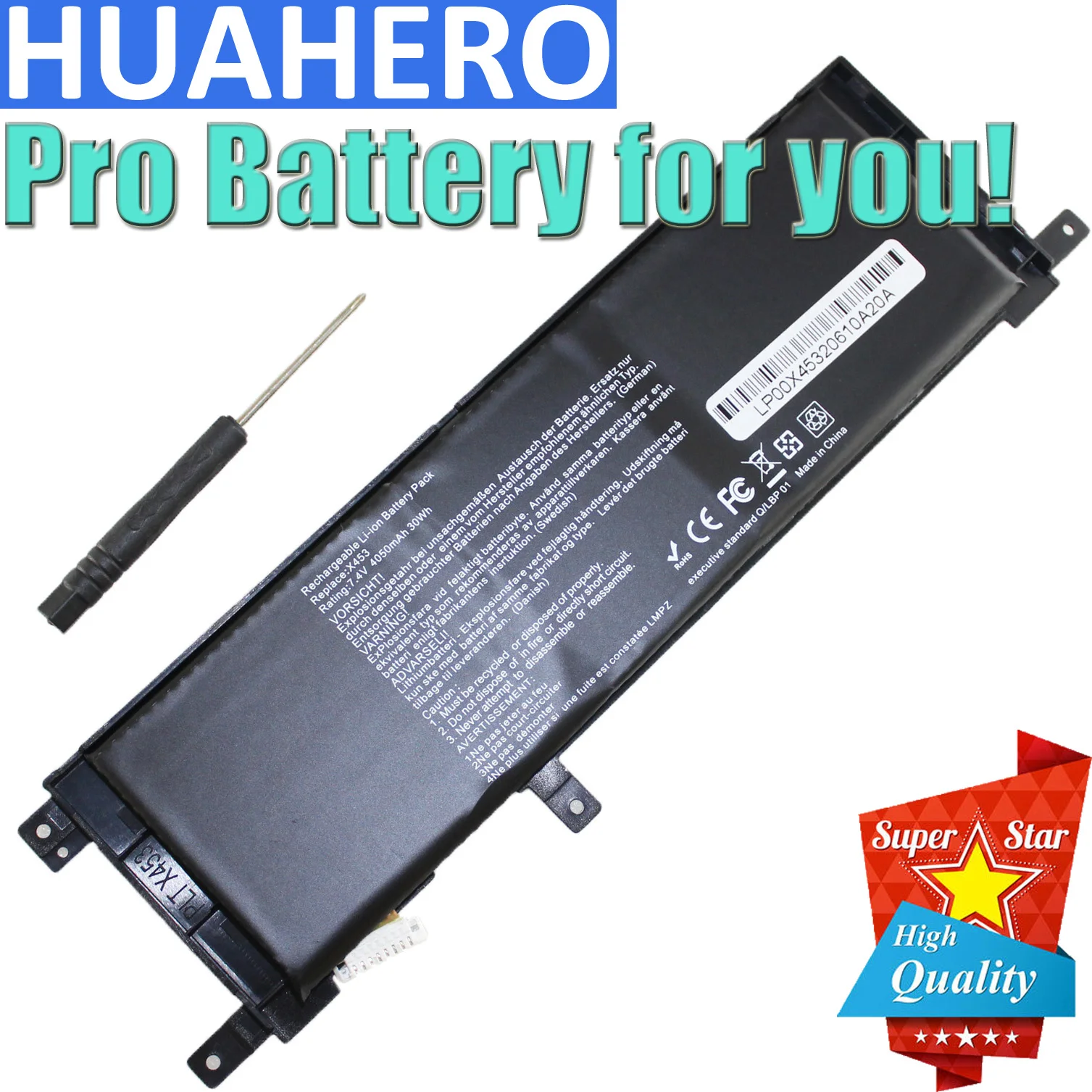 HUAHERO B21N1329 батарея для ноутбука Asus D553M F453 F453MA F553M P553 P553MA X453 X453MA X553 X553M X553B X553MA X503M X403M X403