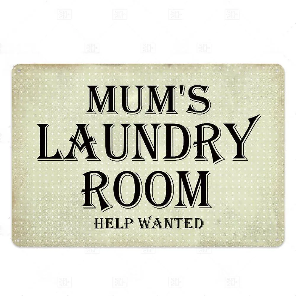 

Washing Signs Vintage Tin Signs Plaque Metal Vintage Retro Metal Signs Wall Decoration