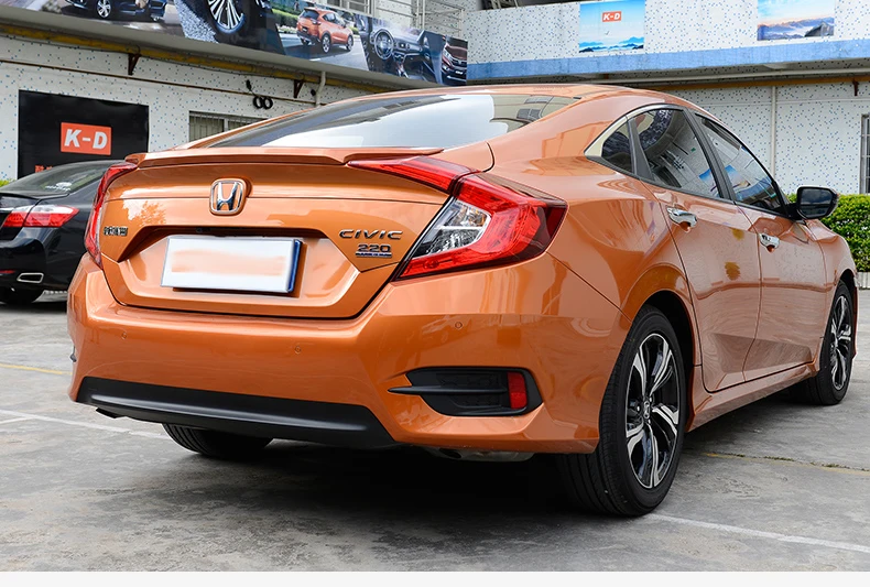 Задний спойлер для Honda 2017 2018 2019 2020 Civic Yefor из АБС-пластика | Автомобили и мотоциклы