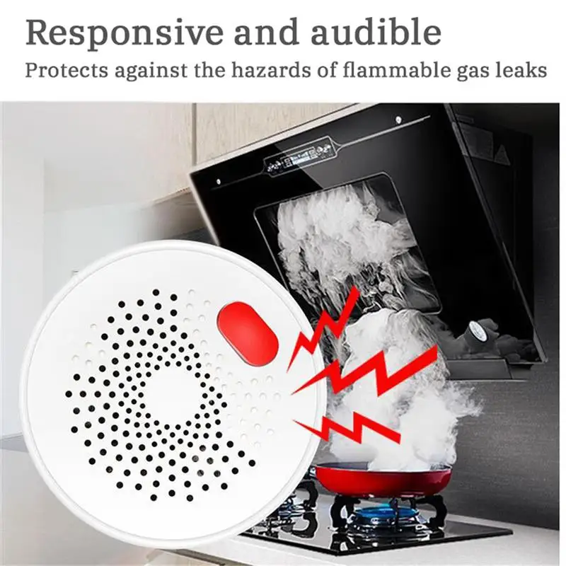 Smart Life Tuya wifi Air Alarm formaldehyde VOC carbon dioxide temperature humidity Sensor Automation Detector US Plug | Инструменты