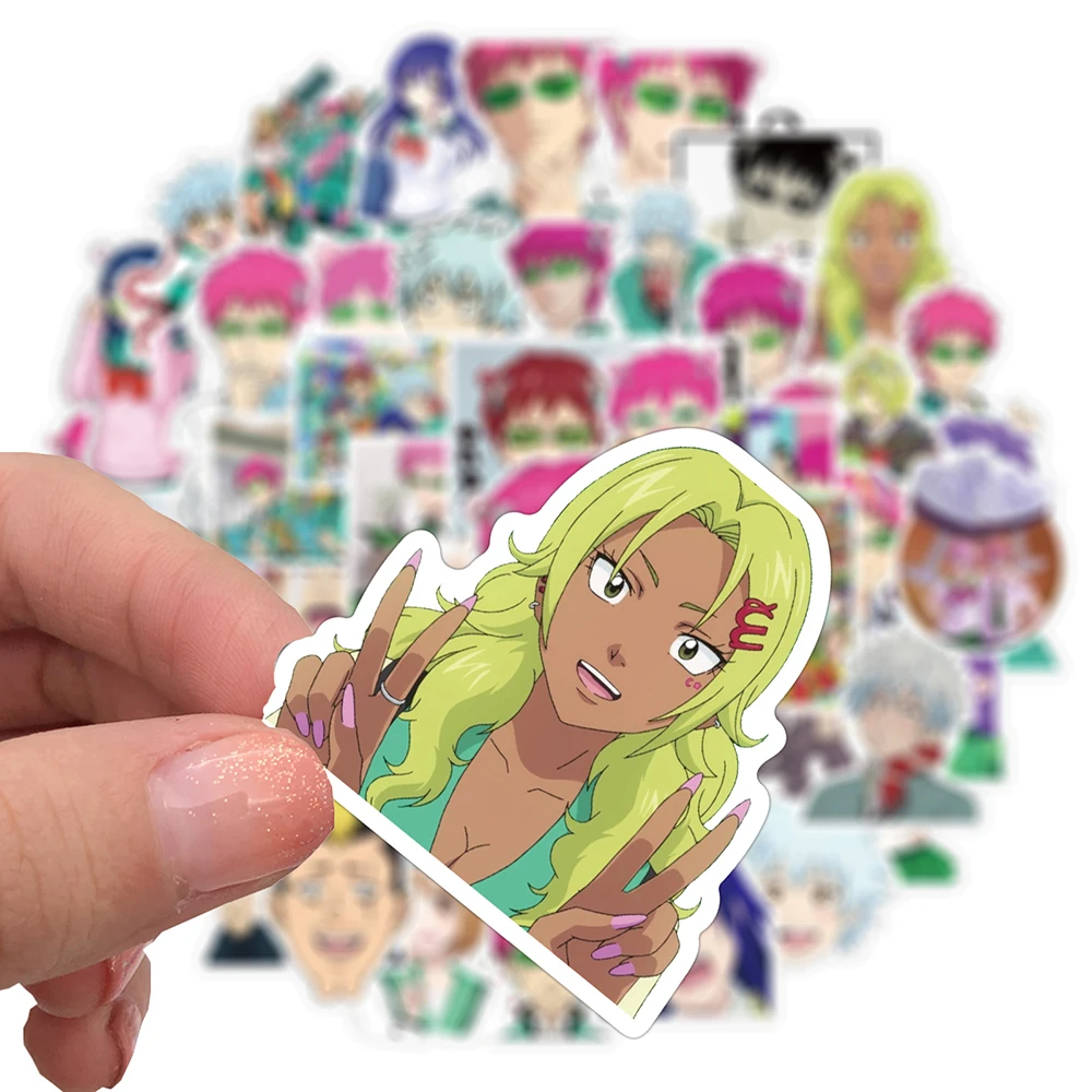 Стикеры аниме счастливая жизнь Саики кузуо 10/30/50/100 шт. | Игрушки и хобби