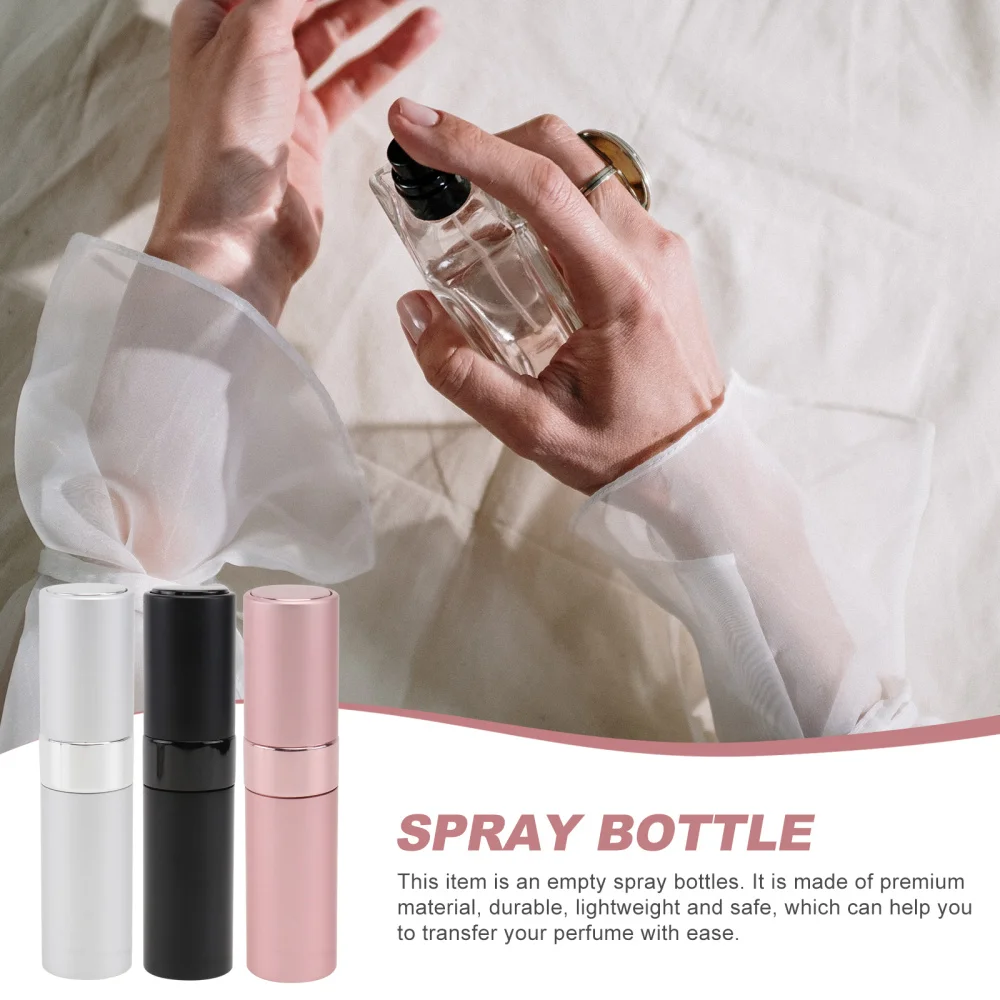 

5pcs Portable Perfume Mini Bottles Perfume Spray Containers (Assorted Color)