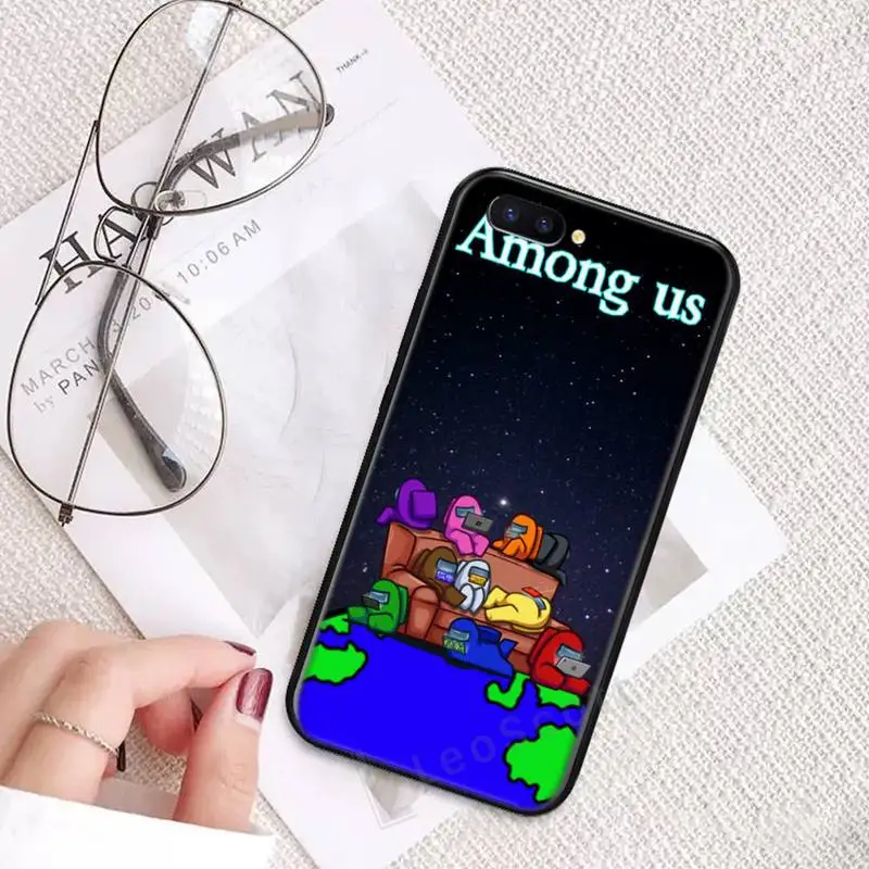 

among us funny game Phone Case For OPPO R9 R11 R15 R17 RENO Realme S PLUS Normal 2z 3 5 C2 pro