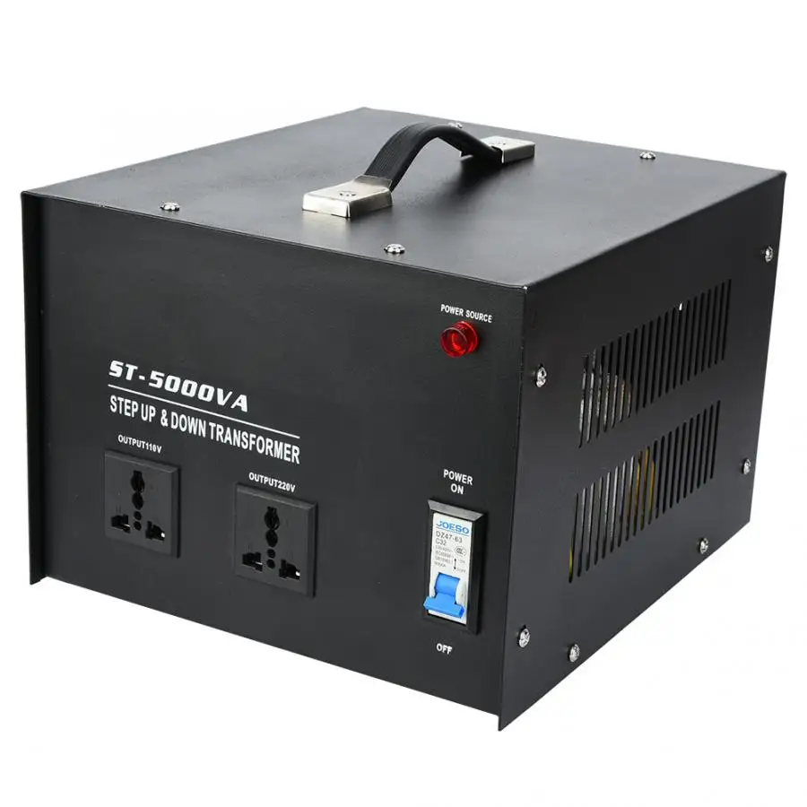Преобразователь напряжения 5000 Вт от 110 В до 220 трансформатор питания встроенный