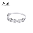 Кольцо женское из нержавеющей стали, с цветком Маргаритки