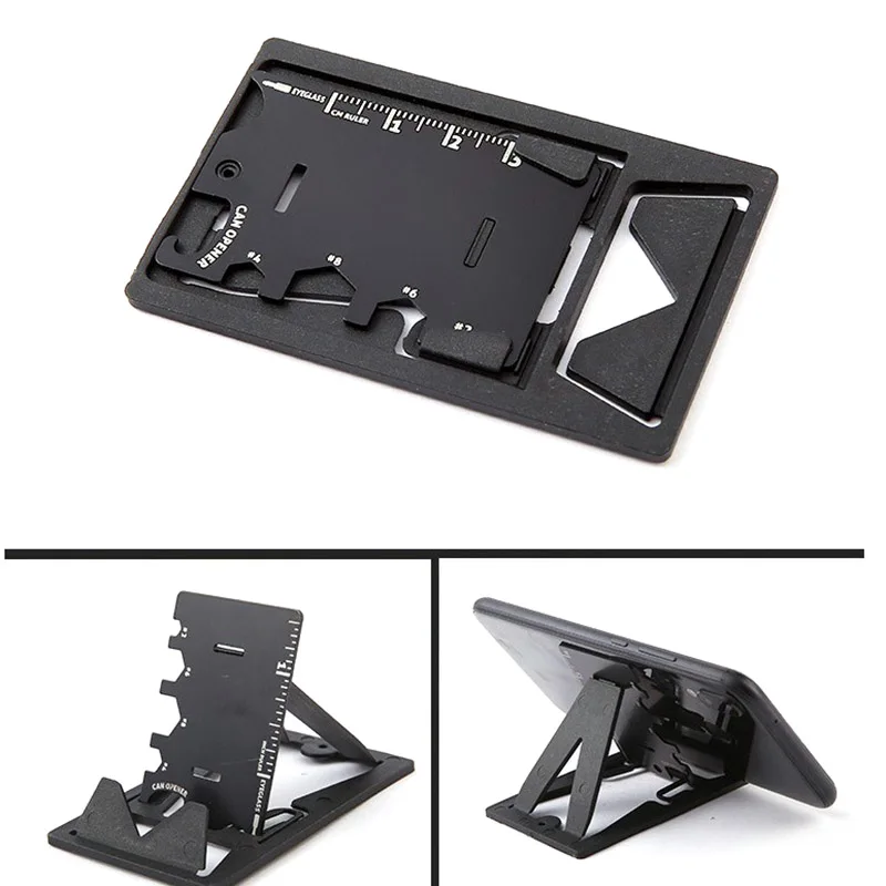 3 в 1 мини-тип мобильного телефона держатель Стенд Многофункциональный складной