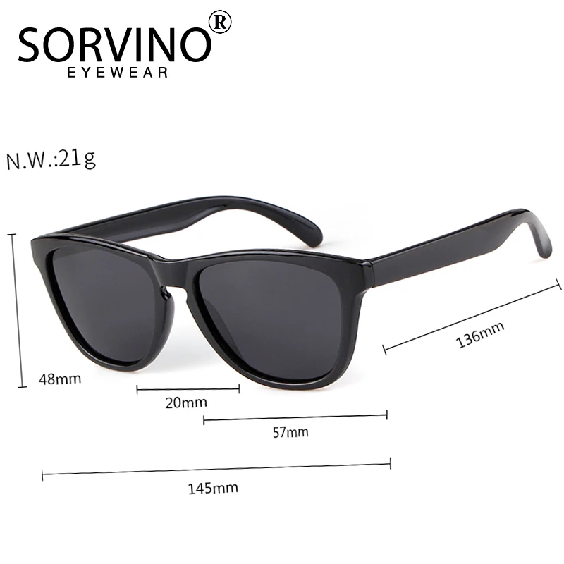 SORVINO винтажные дизайнерские Квадратные Солнцезащитные очки для женщин и мужчин