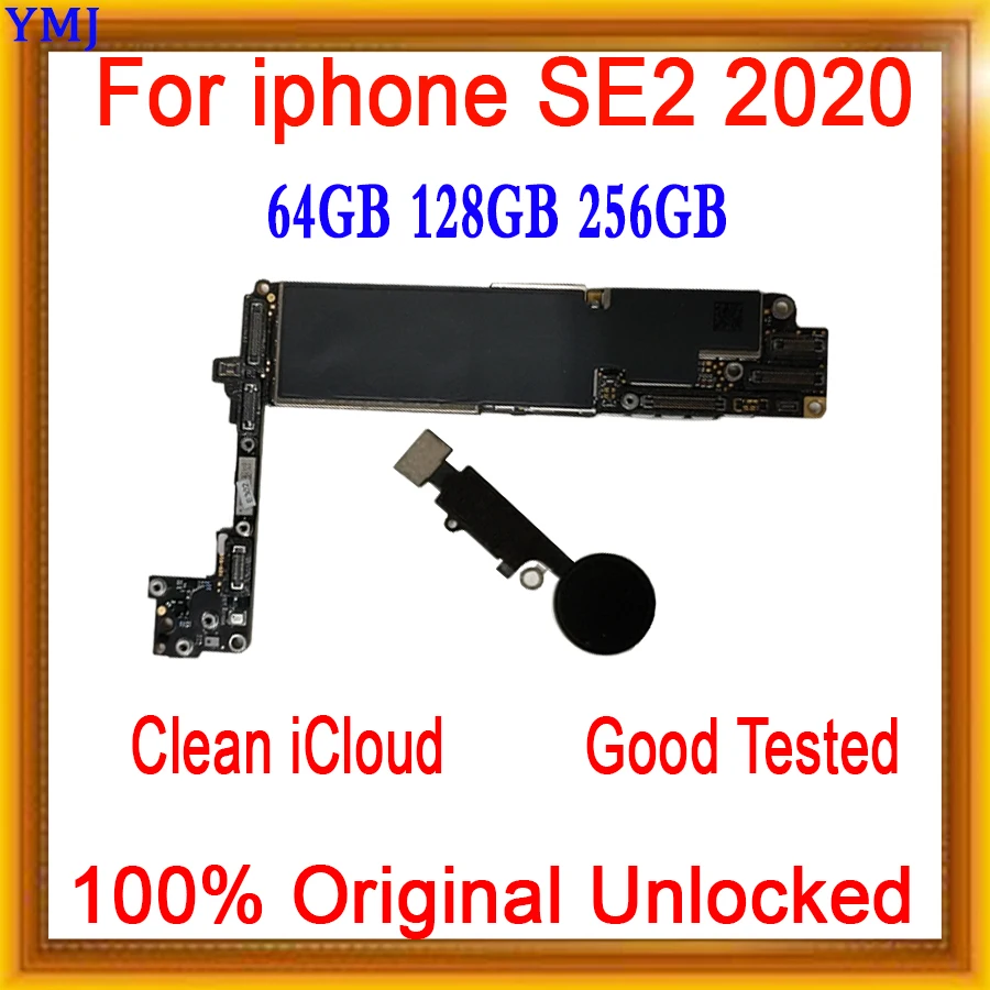 Бесплатный iCloud для iphone SE 2020 Заводская разблокированная материнская плата с/без