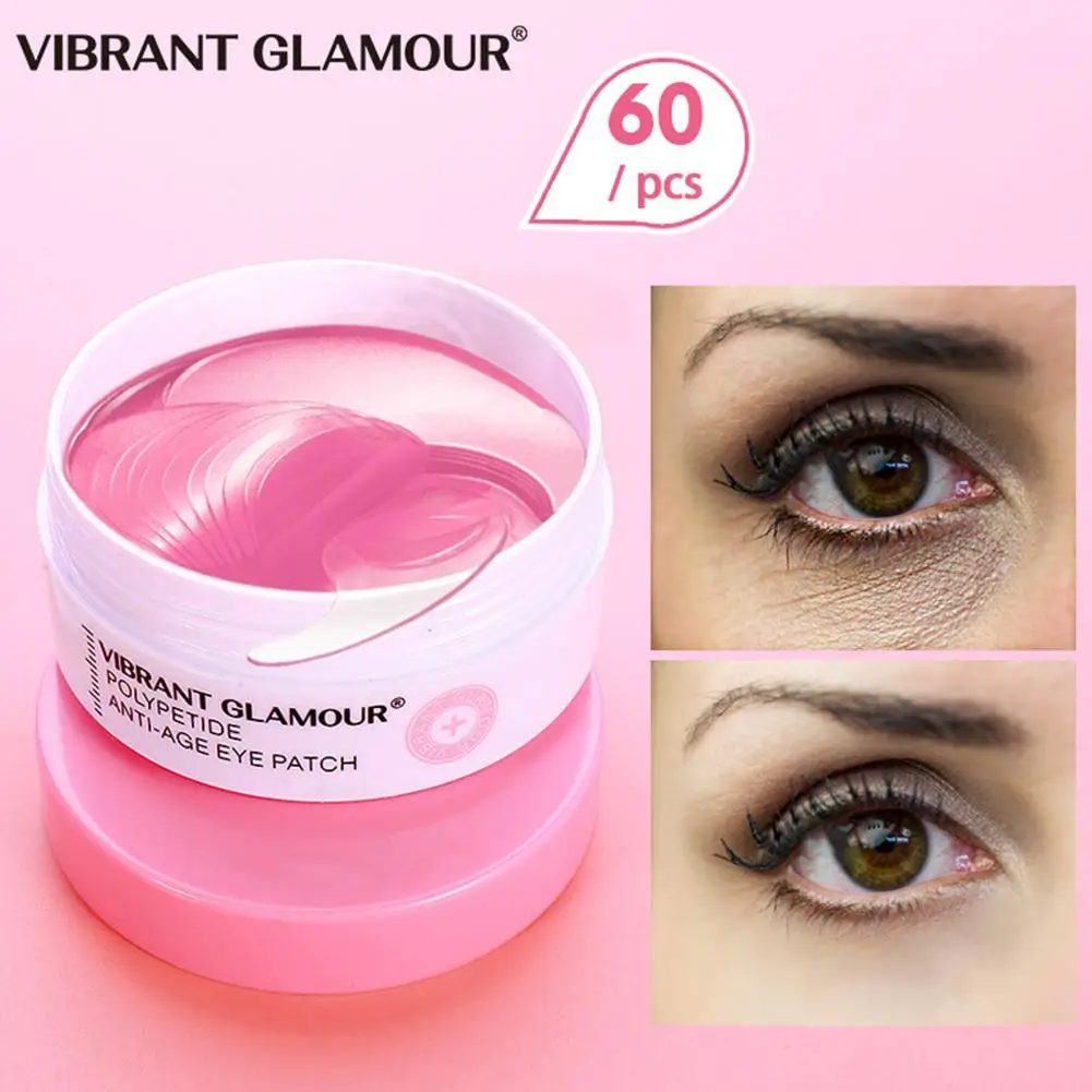 

60pcs Polypeptide Eye Mask Whitening Anti-Puffiness Eye Patches Face Care Anti Wrinkle Sleep Masks Remover Dark Circles