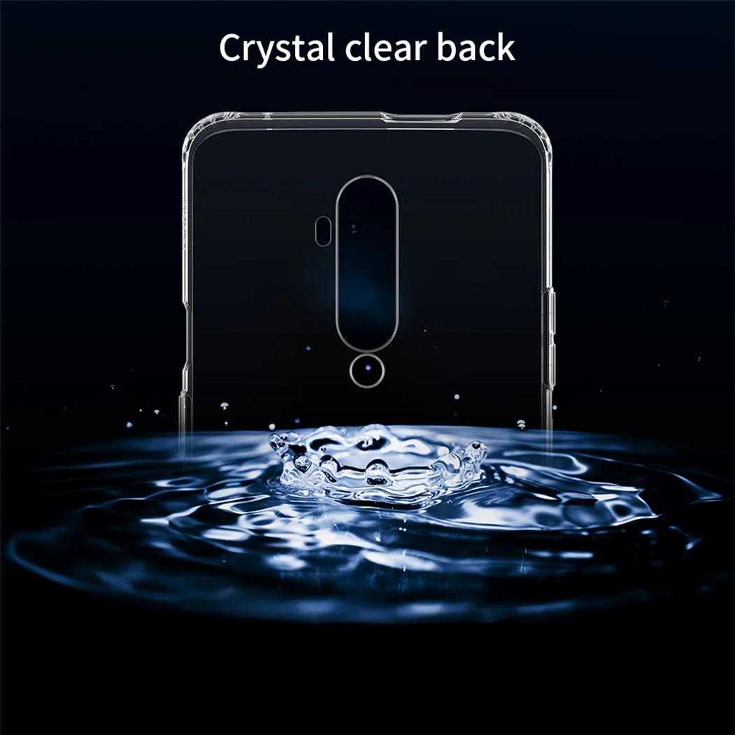 Чехол Nillkin для OnePlus 7T Pro Чехол натуральный прозрачный мягкий кремний TPU защитная задняя панель для телефона чехол для OnePlus 7T чехол
