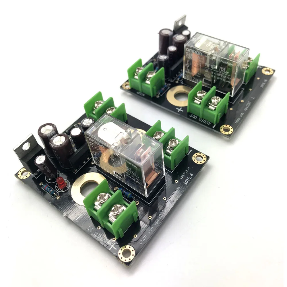 Lusya 2 шт. UPC1237 HiFi защитный усилитель динамика готовая плата AC 12-18V D3-007 | Электроника