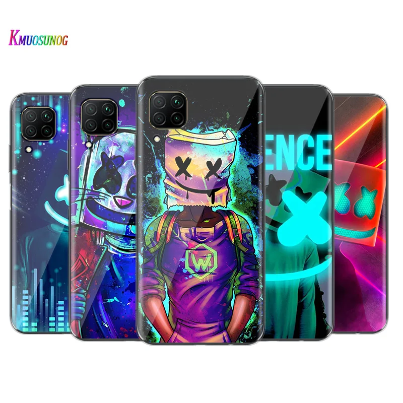 

Cool Electronic Music Smiley For Huawei P50 P40 P30 P20 P10 P9 P8 Lite Mini E 5G Pro Plus Soft TPU Silicone Phone Case