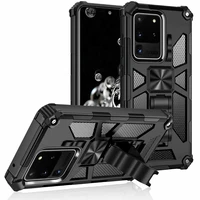 shockproof armor tpu case for samsung galaxy s21 s20 plus a71 a51 a82 a72 a52 a32 a22 a12 a21s magnetic hidden kickstand cover
