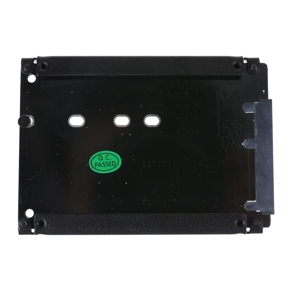 QINDIAN Плата расширения Черный Металлический Чехол B + M ключ M.2 NGFF SSD до 2 5 SATA 3 6
