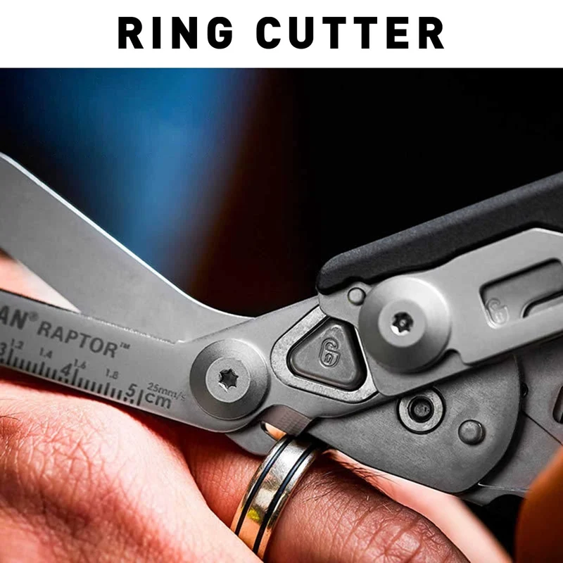 

1pc Outdoor First Aid Tactical Folding Scissors-Black 6 in 1 Emergency Scissors Outdoor Wild Safety Survival Tool