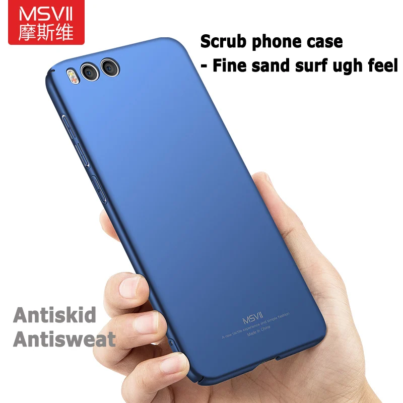 Чехол MSVII для Xiaomi Mi 6 X Тонкие Матовые чехлы Mi6 чехол Xiomi A2 Жесткий из поликарбоната