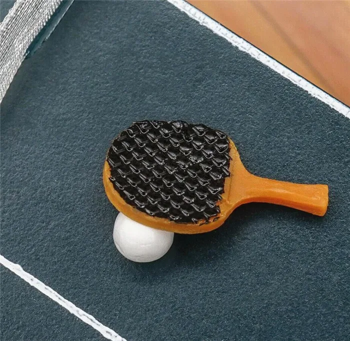 4 шт./комплект миниатюрные ракетки для настольного тенниса и пинг-понга | Дом сад